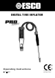 Esco Pro Series Operating Instructions