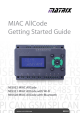 Matrix MI5528 MIAC AllCode with Bluetooth Getting Started Manual