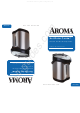 Aroma Hot Water Central AAP-340SB Instruction Manual