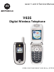 Motorola V635 Service Manual