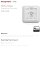 Honeywell T6 Pro Z-Wave User Manual