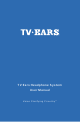 TV Ears Headphone System User Manual