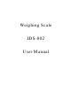 SDS IDS-802 User Manual