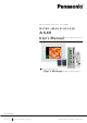 Panasonic MICRO-IMAGECHECKER AX40 User Manual