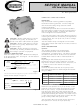 Continental Hydraulics HPV-6 Service Manual