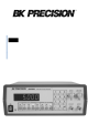 BK Precision 4005DDS Instruction Manual