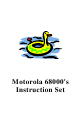 Motorola 68000 Instruction Set