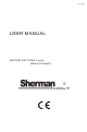 Sherman hobby MMA 200 SPeeDY User Manual