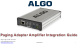ALGO 8301 INSTALLATION/CONFIGURATION MANUAL Pdf Download | ManualsLib
