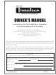 Traulsen G Series Owner's Manual