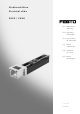Festo EGSP Series Operating Instructions Manual