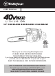 Westinghouse CSA40 User Manual