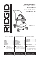 Emerson RIDGID RT14000 Owner's Manual