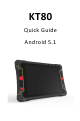 Speedata KT80 Quick Manual