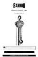 Bannon 57065 Owner's Manual