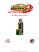 Bandai Namco GALAGA ASSAULT Setup And Operation Manual