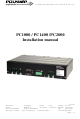 Polyamp PC2000 Installation Manual