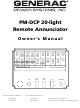 Generac Power Systems PM-DCP Owner's Manual