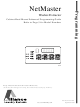 Alliance Laundry Systems NetMaster HC18NC2 Programming Manual