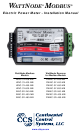 CONTINENTAL CONTROL SYSTEMS WattNode WNC-3Y-208-MB Installation Manual