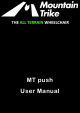 Mountain Trike MT push User Manual