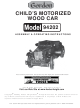 Gordon 94202 Assembly & Operating Instructions