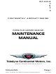 Continental Refrigerator Permold IOF-550-B Maintenance Manual