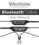 Westone Bluetooth Cable User Manual