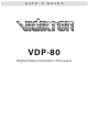 Vidikron VDP-80 User Manual