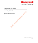 Honeywell Dolphin CN85 Quick Start Manual