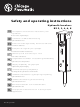 Chicago Pneumatic RX 2 Safety And Operating Instructions Manual