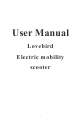 Rad2Go Lovebird User Manual