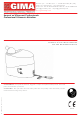 Gima 28085 ultrasound aerosol Use And Maintenance Book