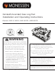 Monessen Hearth NB18 Installation And Operating Instructions Manual