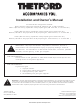 Thetford N301 Installation And Owner's Manual