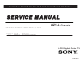 Sony KDL-40HX800 Service Manual