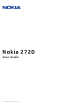 Nokia 2720 User Manual