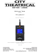 City Theatrical Multiverse Node 5903 User Manual