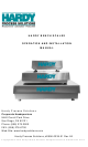 Hardy Process Solutions 400 Series Operation And Installation Manual
