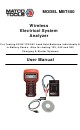 Matco Tools MBT400 User Manual