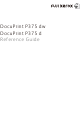 Fuji Xerox DocuPrint P375 dw Reference Manual