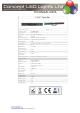 Concept LED Lights V-PIX Quad Bar User Manual