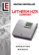 LAMBERTI ELEKTRONIK Latherm HZR Extension Controller Operating Manual
