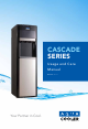 AQUA COOLER Cascade Series Usage And Care Manual