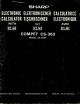 Sharp COMPET CS-363 Series Instruction Manual