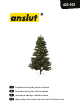 Anslut de luxe Christmas tree Operating Instructions Manual