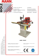 HOLZMANN MASCHINEN LBM 250C User Manual