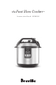 Breville Fast Slow Cooker BPR650 Instruction Book