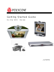 Polycom VSX Series Getting Started Manual