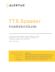 ALERTUS TTS Speaker Installation Manual